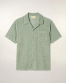 Chemise Manches Courtes En Éponge - Sage Green