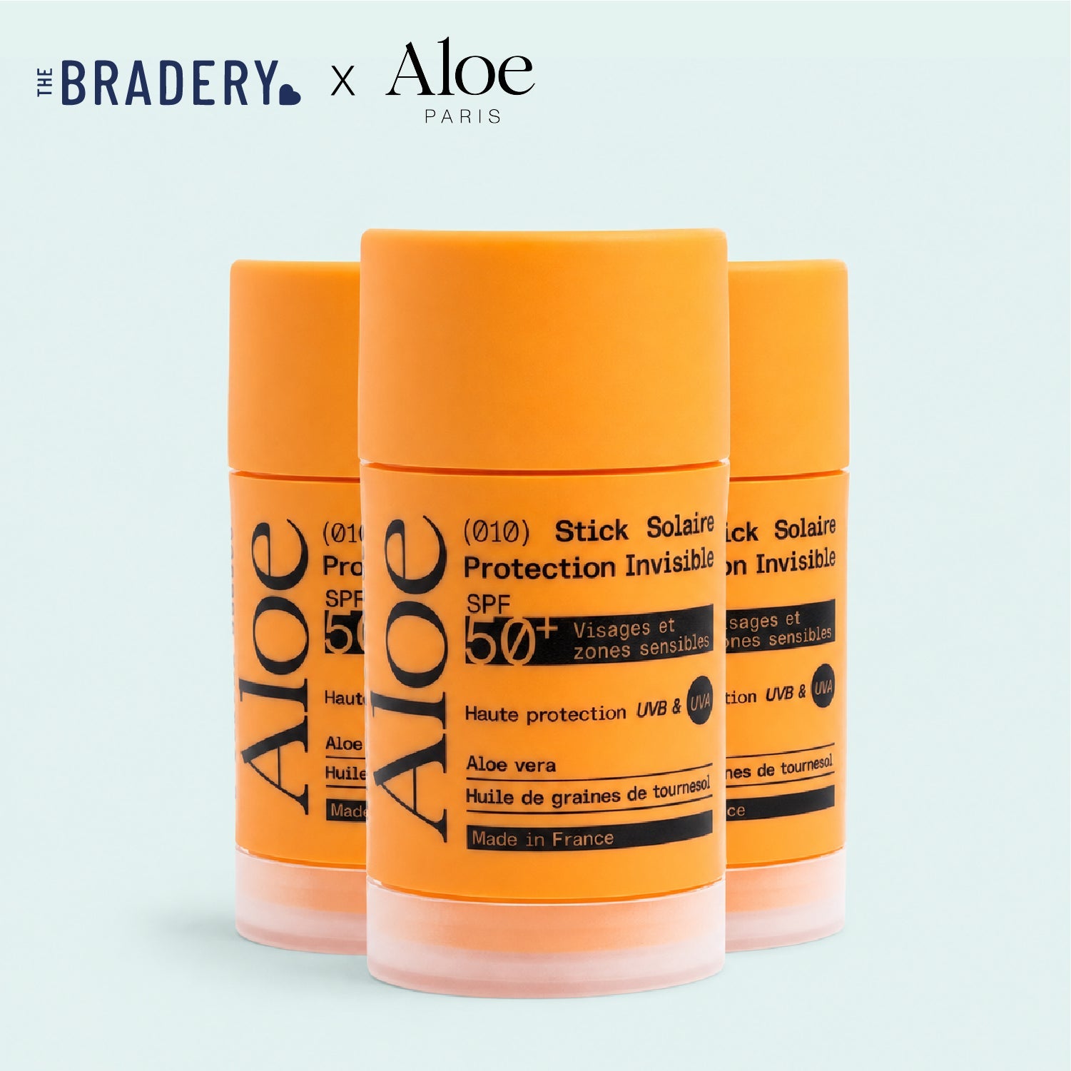Variante 2 - 3x Stick Solaire SPF50+