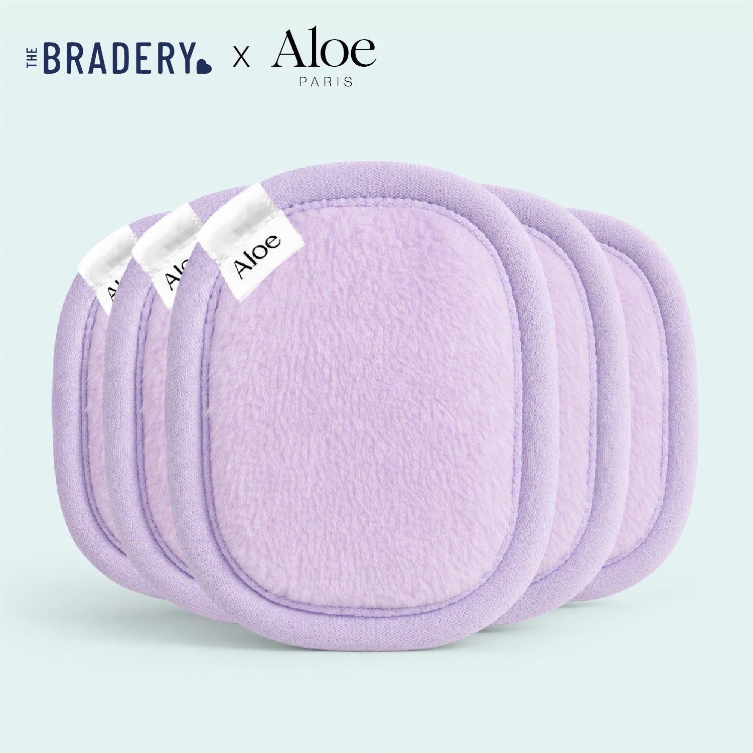 5 Pads Démaquillants Réutilisables