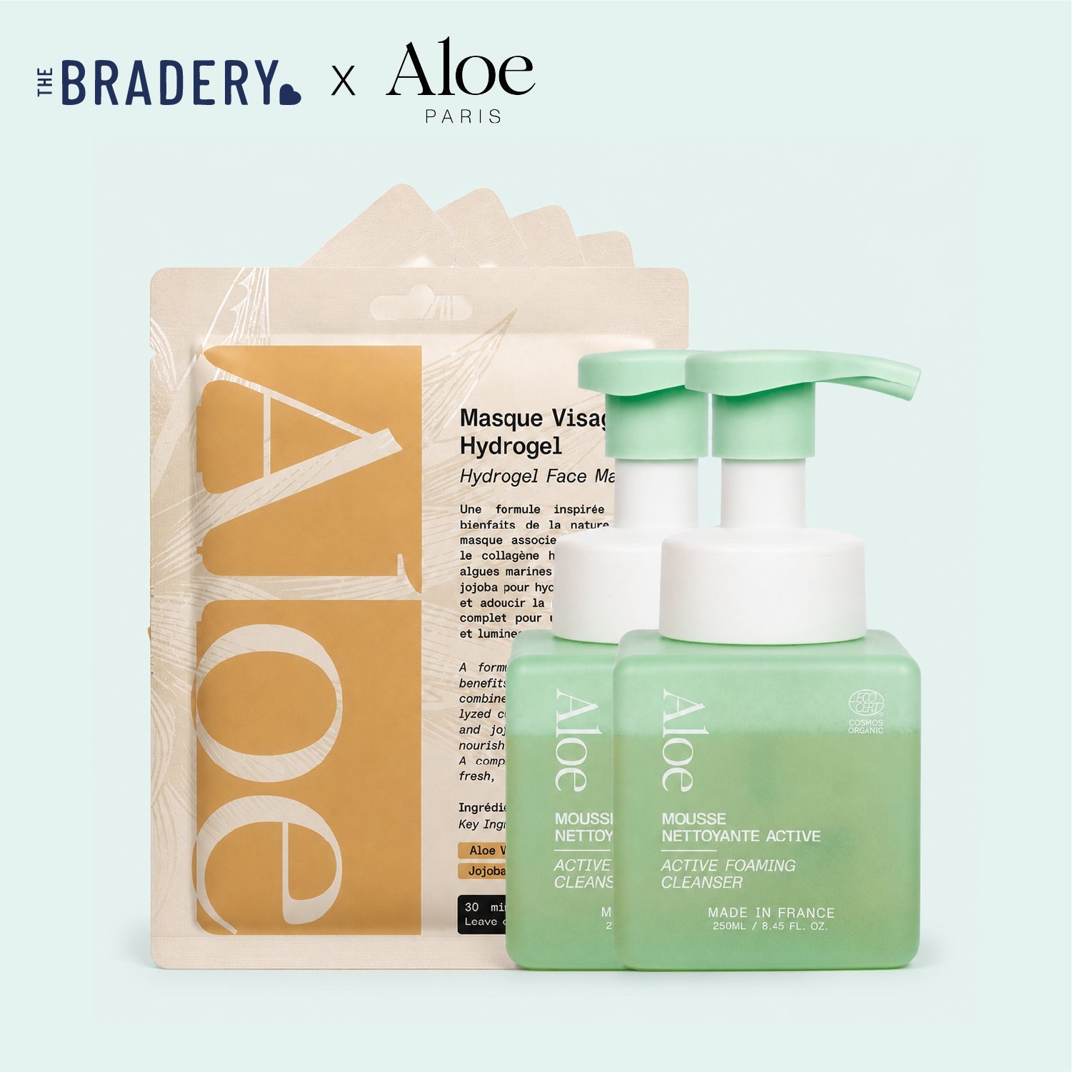 Variante 1 - 2 mousses + 5 masques offerts