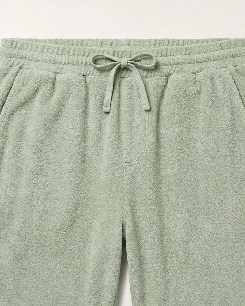 Short Bermuda En Éponge - Sage Green