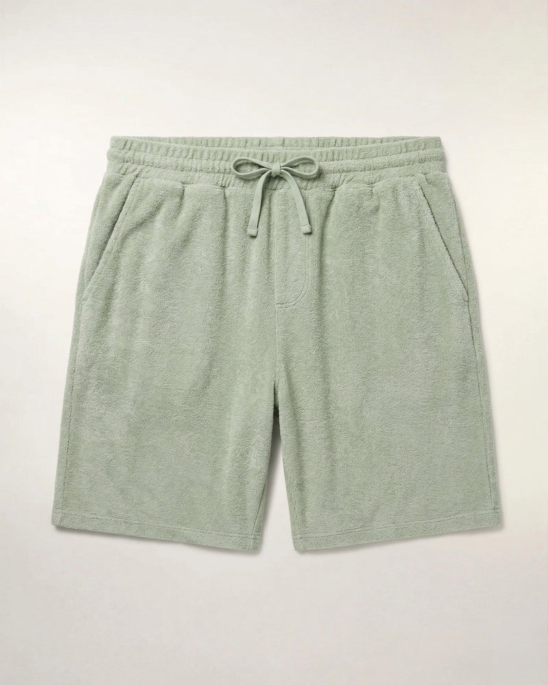 Short Bermuda En Éponge - Sage Green