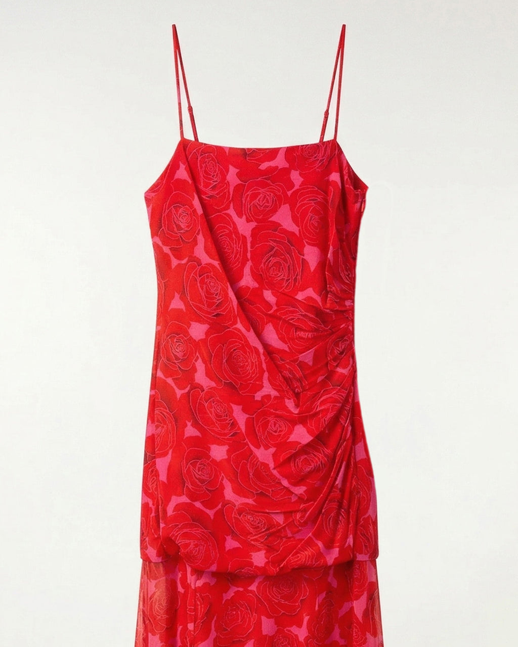 Robe Longue à Bretelles Bimatière - Solar Roses