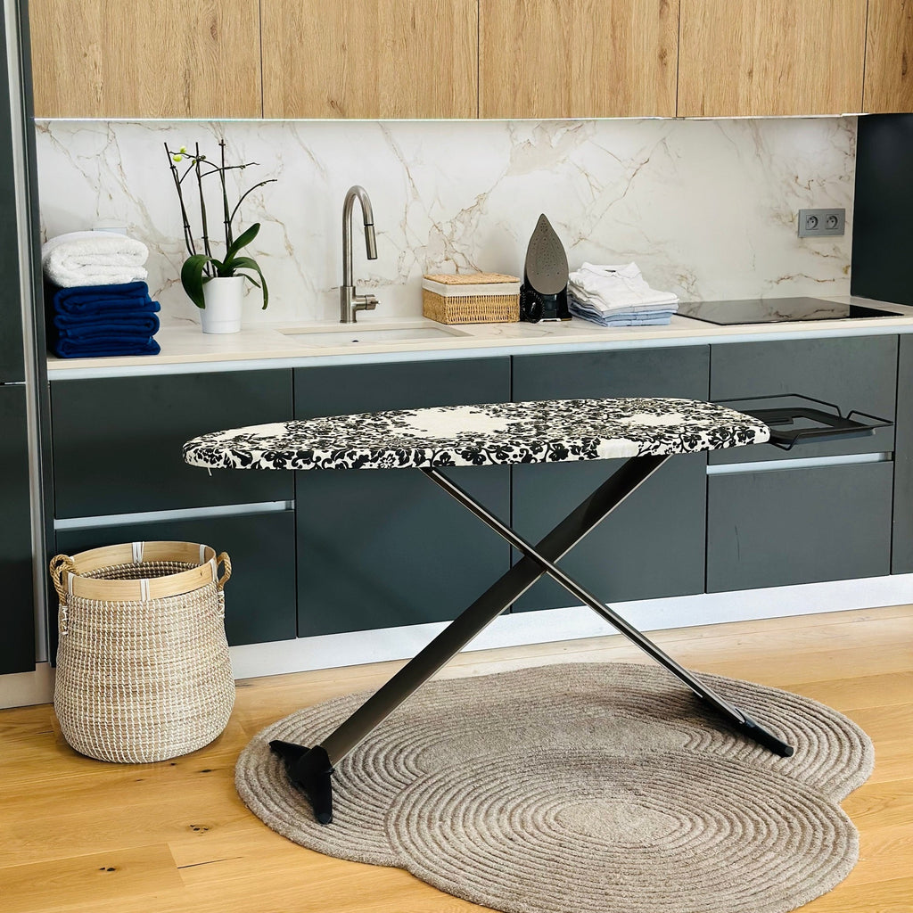 Tabla de planchar Diseño Tiffany - 130 cm - Negro