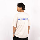 T-Shirt Logo - Balenciaga - Cream