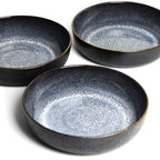 Round Serving Dish - Seafoam Black