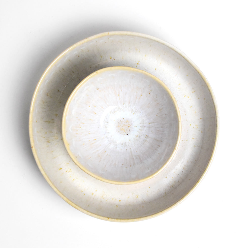Round Serving Dish - Bold White