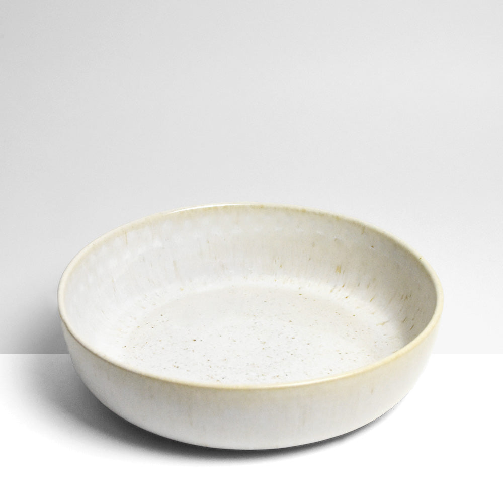 Round Serving Dish - Bold White