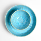 Round Serving Dish - Água Blue