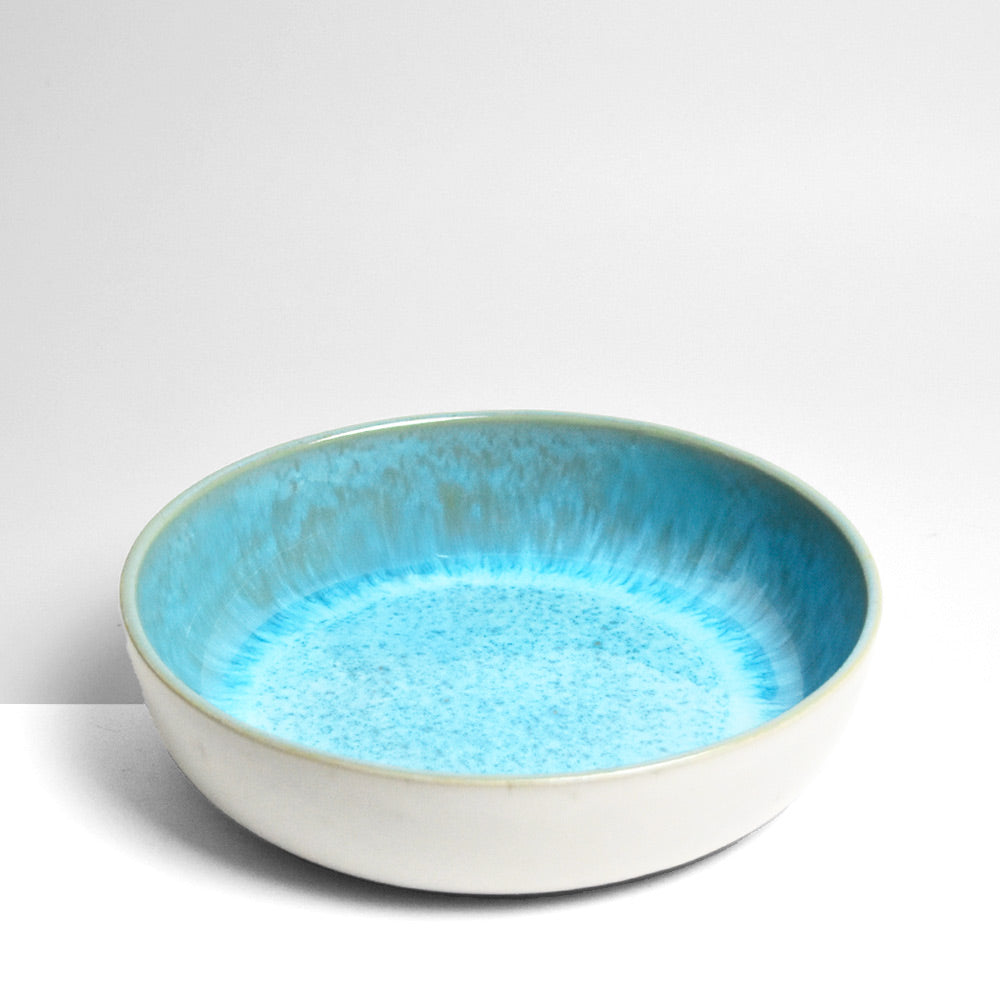 Round Serving Dish - Água Blue