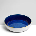 Plat De Service Rond - Bleu Odyssée