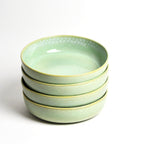 Round Serving Dish - Bold Green