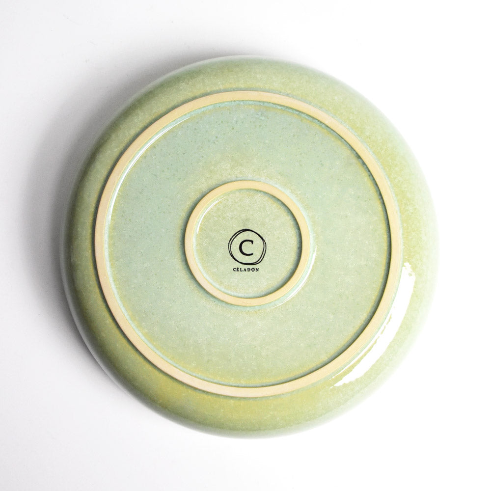 Round Serving Dish - Bold Green