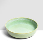 Round Serving Dish - Bold Green