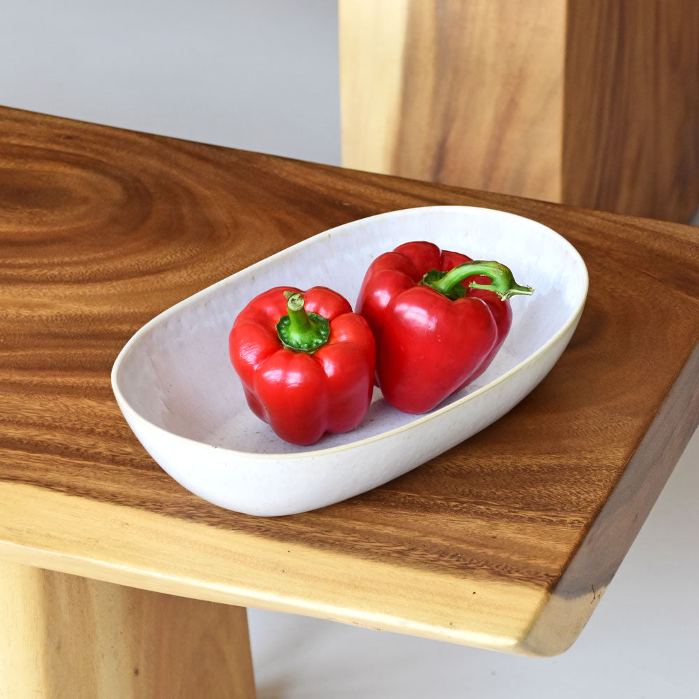 Plato para servir XL | Blanco atrevido