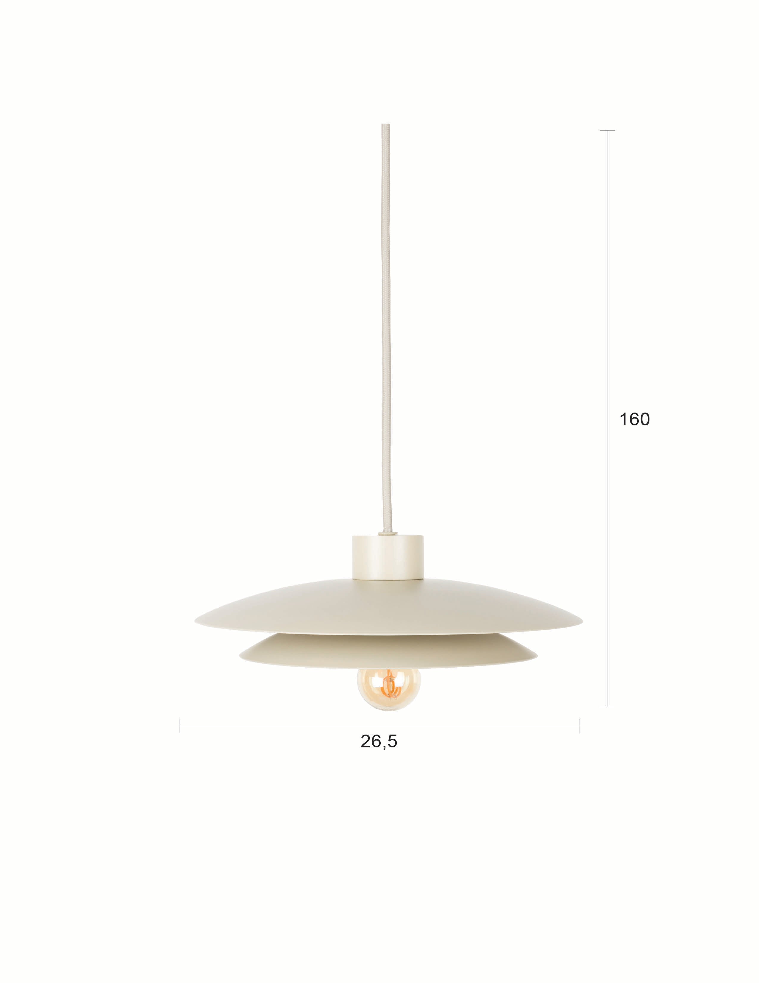 Wubbo - Floor lamp - Iron - Beige