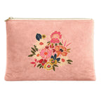 Pochette Velours 19X28 Cm Kimiko Rose