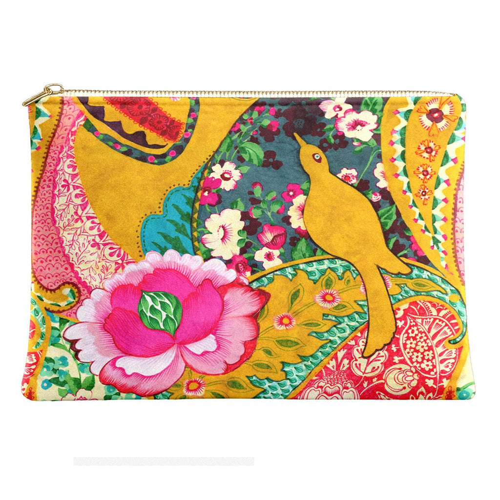 Pochette Velours 19X28 Cm Pajaro