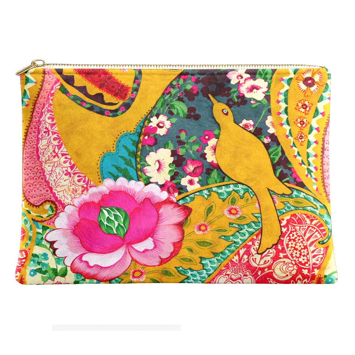 Pochette Velours 19X28 Cm Pajaro