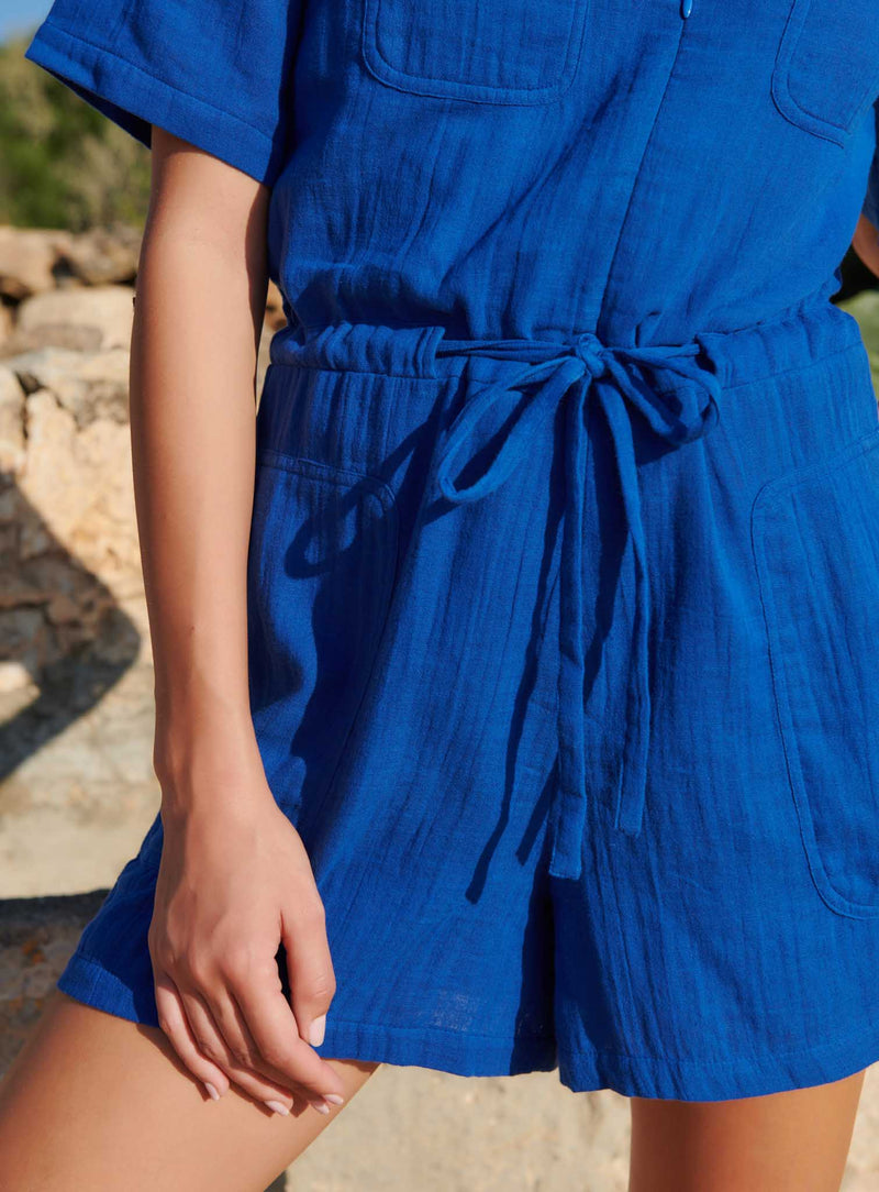 Little Beggar Girl - Pominette Gauze Combination - Royal