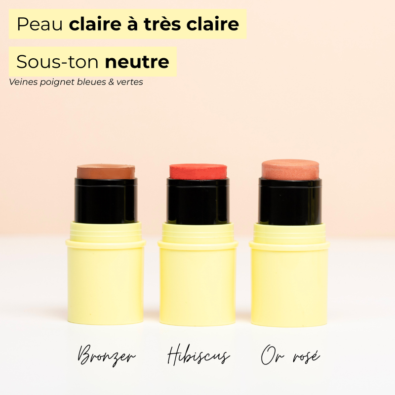 Pomponne Fantastick trio conseils peau claire sous ton neutre