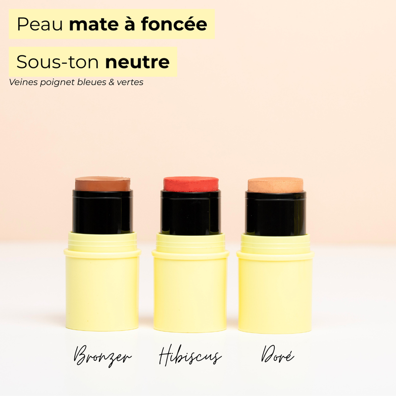 Pomponne Fantastick trio conseils peau mate sous ton neutre