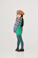 Romper Popcorn emerald - Sélection Misha & Puff à retrouver sur www.amaetc.com, concept store eco friendly pour enfants