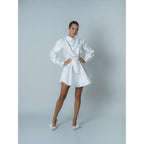 Popelin Dress - White