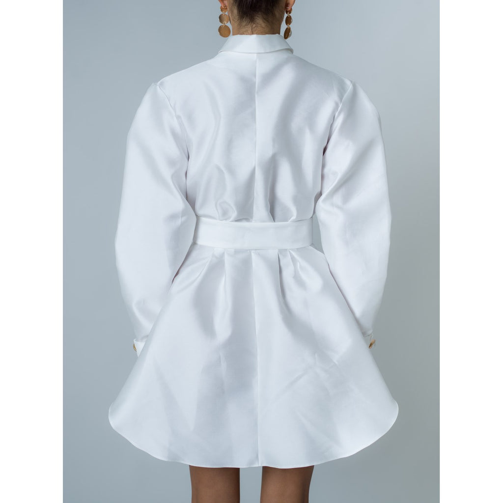 Popelin Dress - White