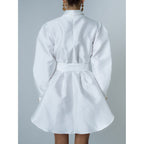 Popelin Dress - White