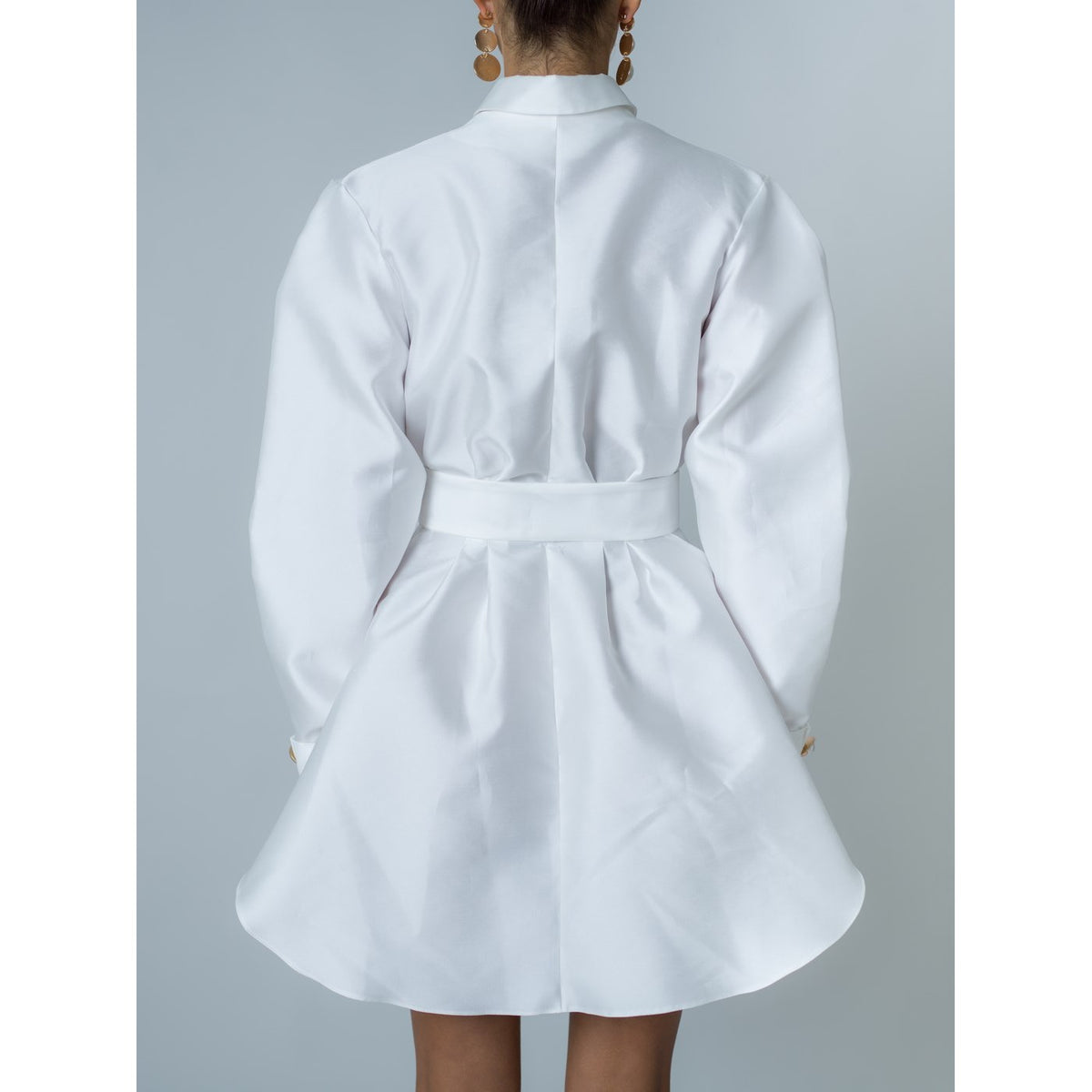 Popelin Dress - White