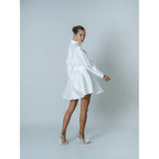 Popelin Dress - White