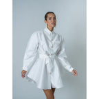 Popelin Dress - White