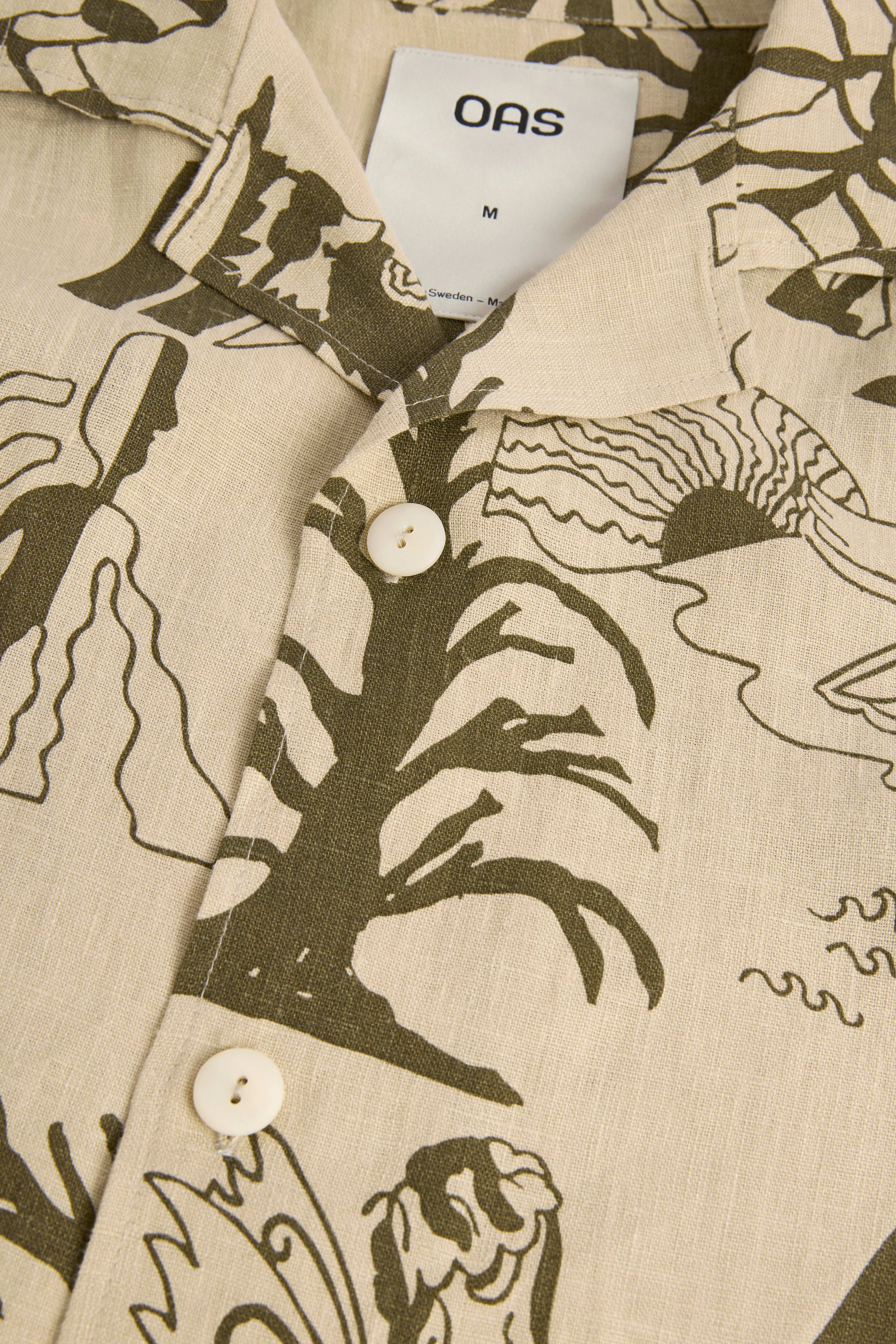 Camisa Poplan Cuba - Beige