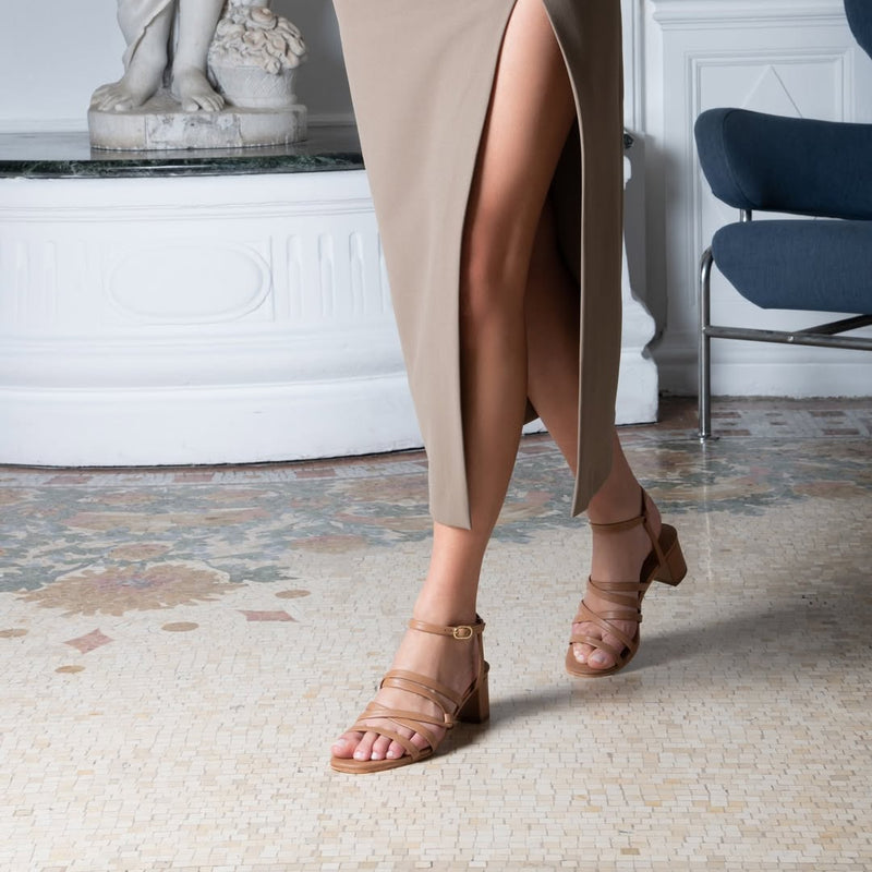 Sandalias Graycen - Camel