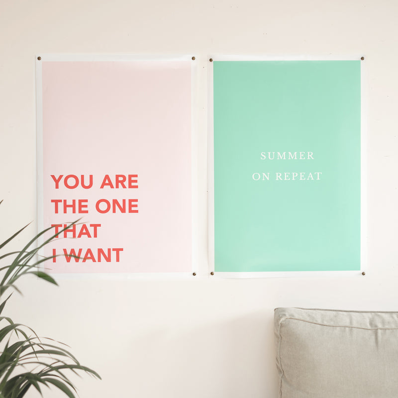 Photo Poster + Text Poster