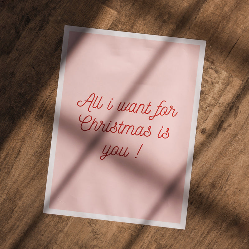 XL Text Poster