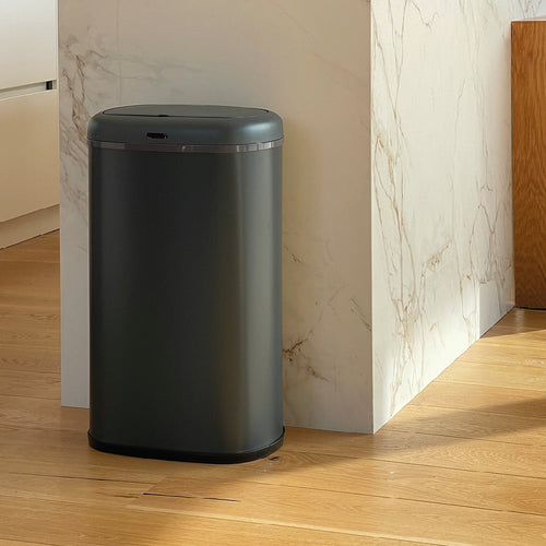 Poubelle Automatique Inox Logan - 58L - Gris