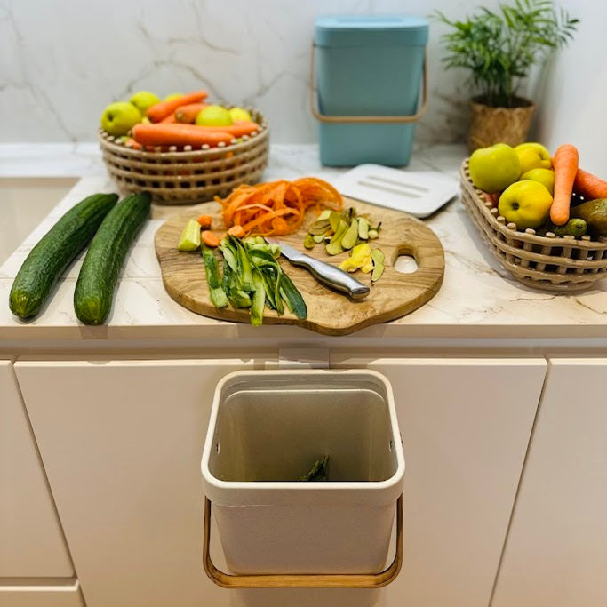 Poubelle De Table À Compost Boden - 5L - Blanc