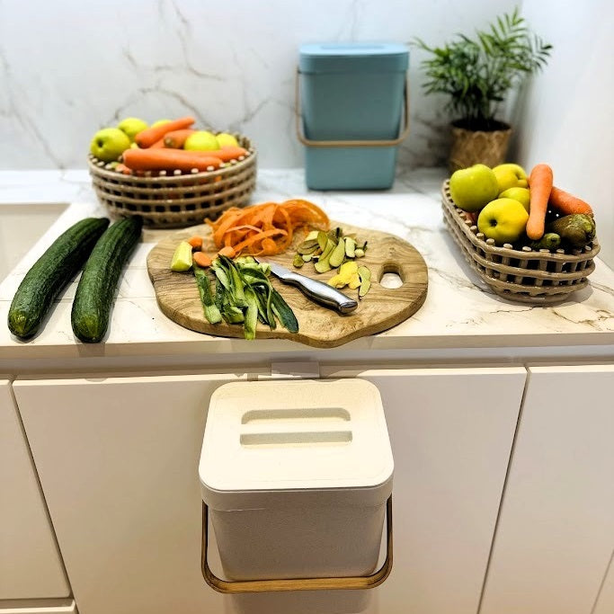 Poubelle De Table À Compost Boden - 5L - Blanc