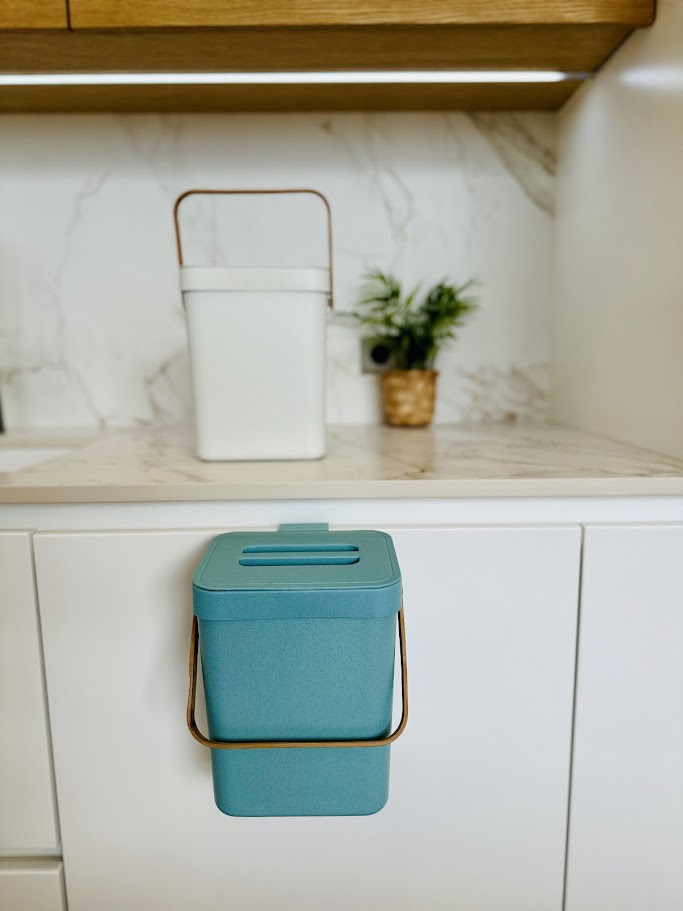 Poubelle De Table Seau À Compost Boden - 5L - Bleu