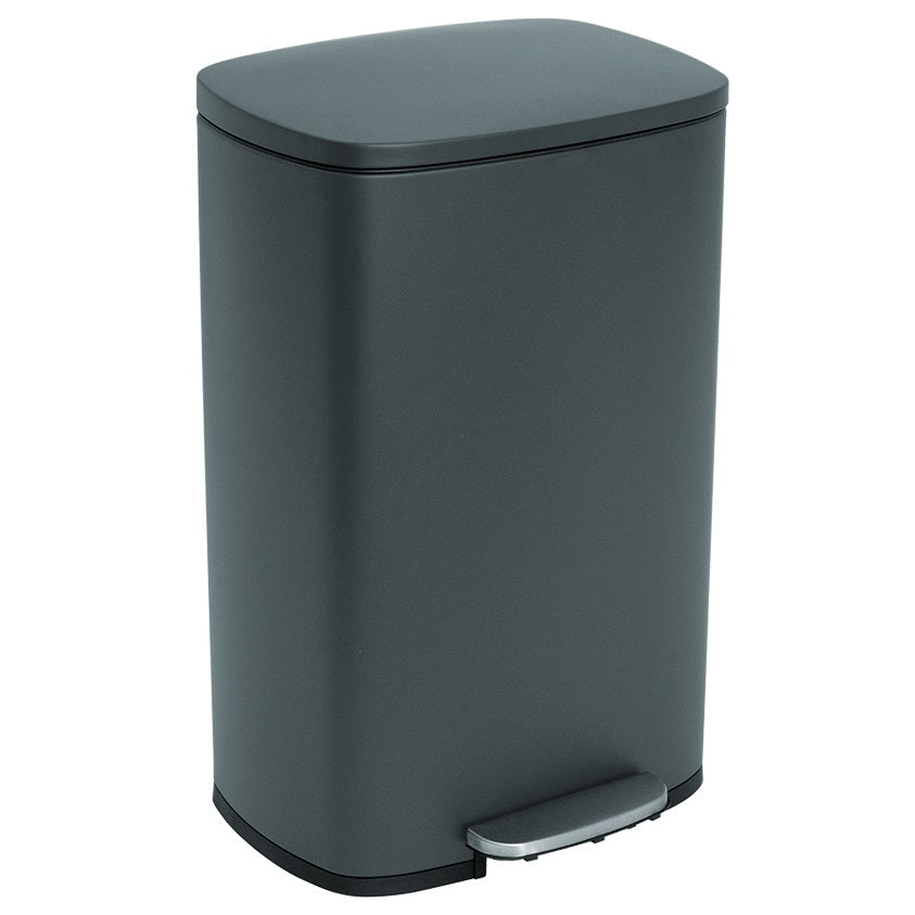 Admiral Stainless Steel Pedal Bin - 50L - Gray