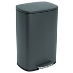 Admiral Stainless Steel Pedal Bin - 50L - Gray