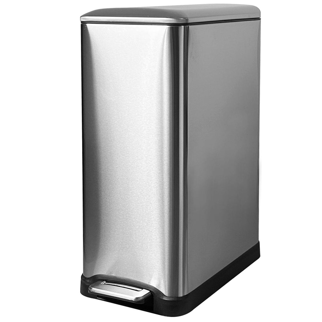 Poubelle De Tri Inox Edge - 50L - 2Bacs - Argent