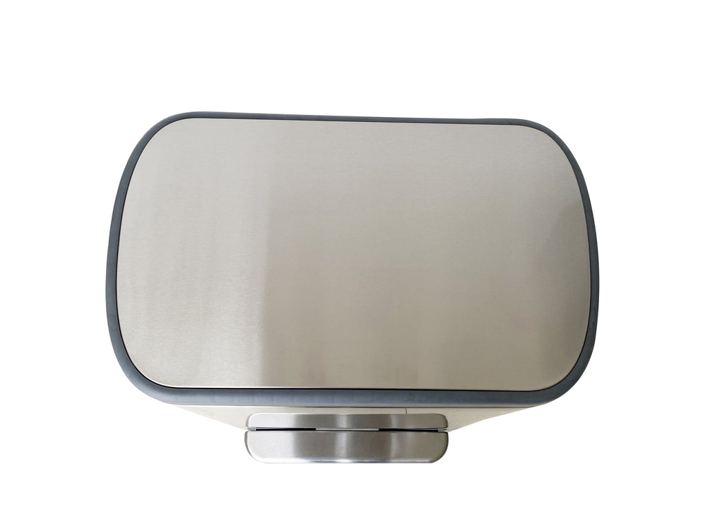 Poubelle Tri Selectif Empire 60L - Inox