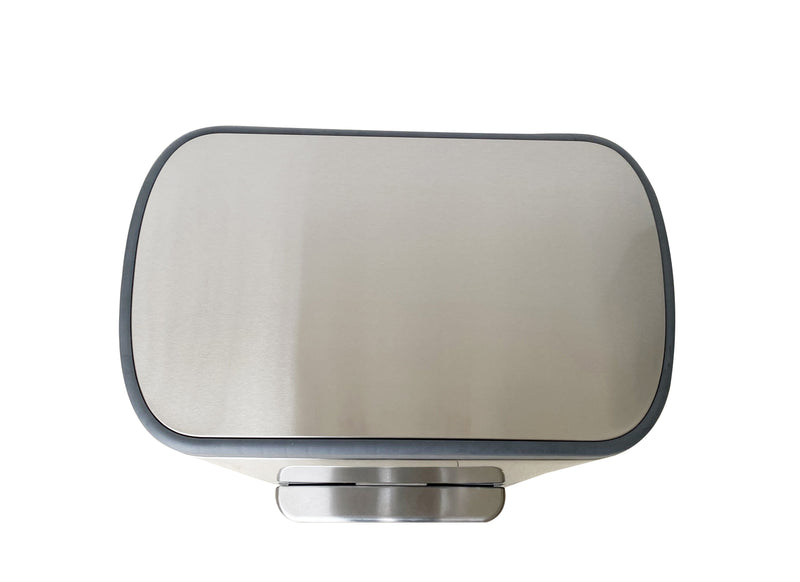 Poubelle Tri Selectif Empire 60L - Inox