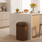 Poubelle Automatique Inox Majestic - 58L - Marron