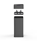 Silverlake Automatic Stainless Steel Trash Can - 60L - Black