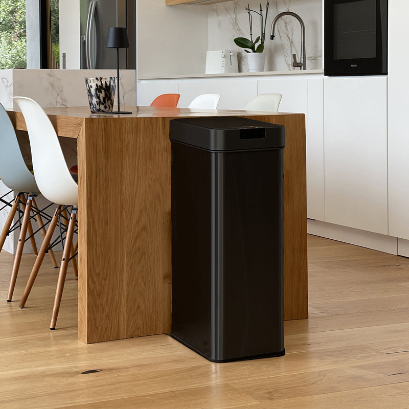 Poubelle Automatique Inox Silverlake - 90L - Noir