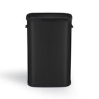 Poubelle Push Pression Inox Portland - 60L - Noir